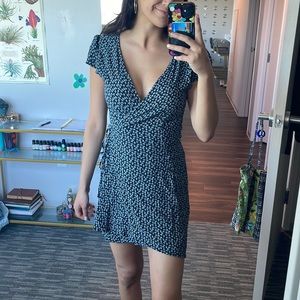 Brandy Melville wraparound floral dress